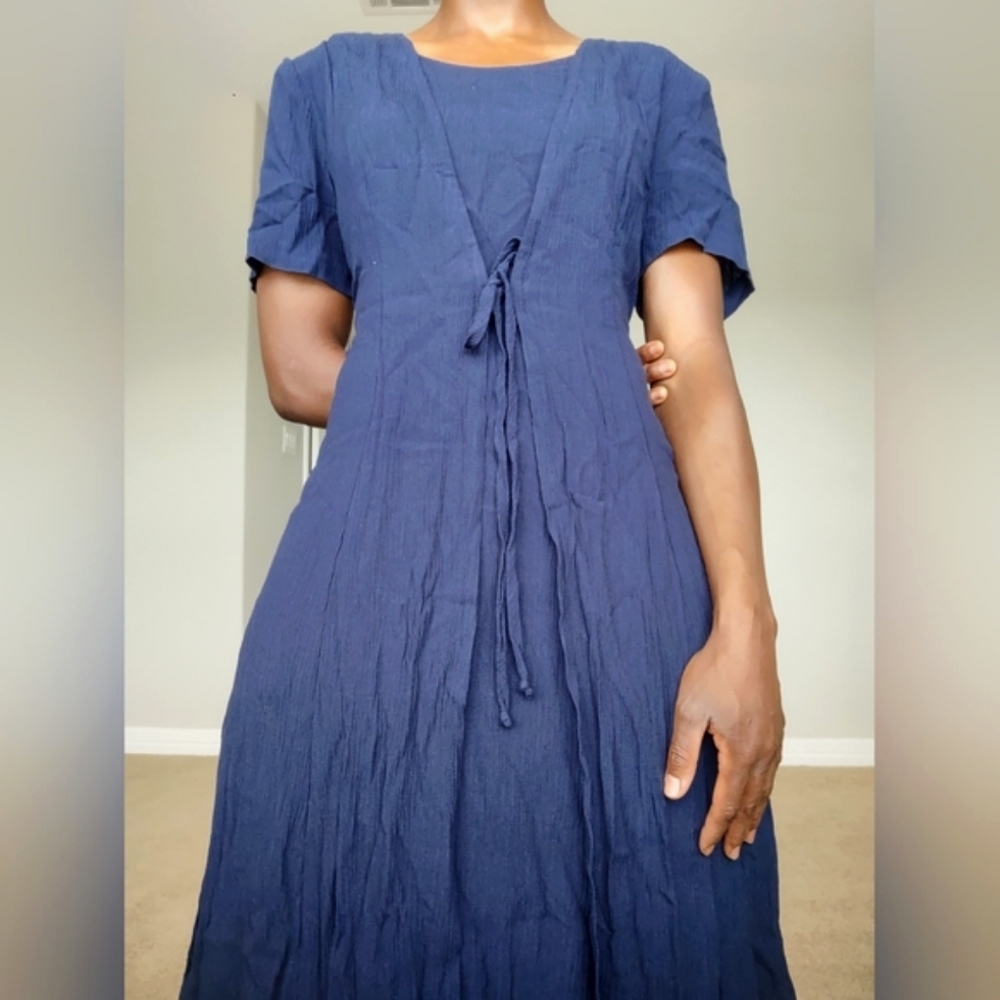 Vintage Blue maxi dress size: 10/12